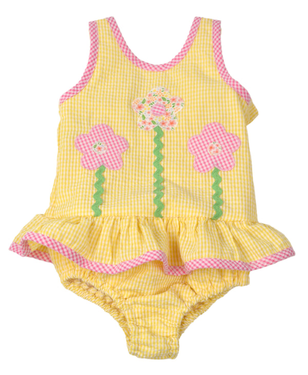 One Piece Swimsuit- Flowers