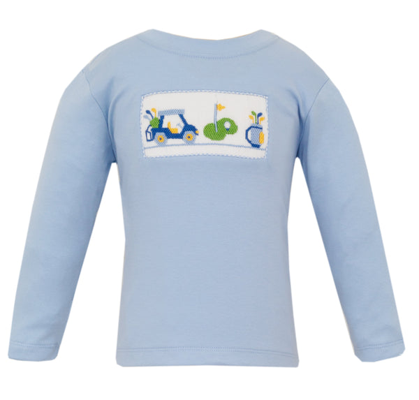 Golf Knit T-Shirt- Lt. Blue
