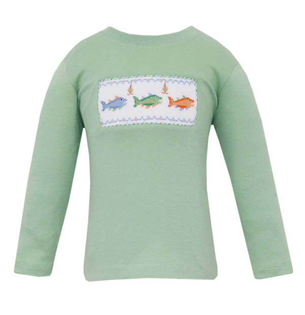 Trouts Knit T-Shirt- Sage Green
