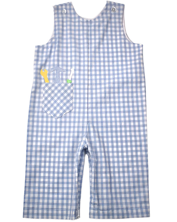 Tool In A Pocket Longall- Blue Check