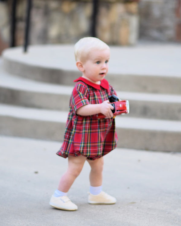 Plaid Romper