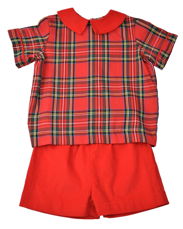 Plaid Short Set