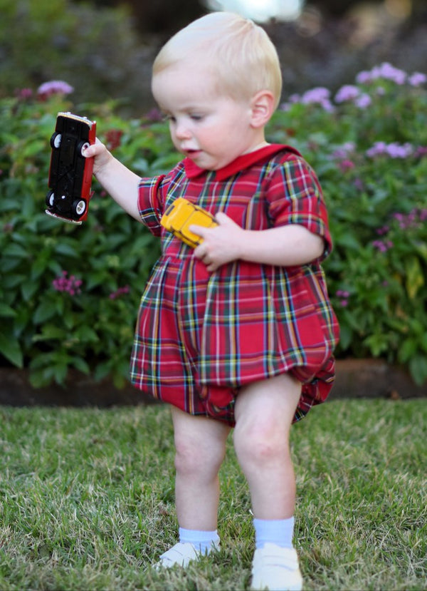Plaid Romper