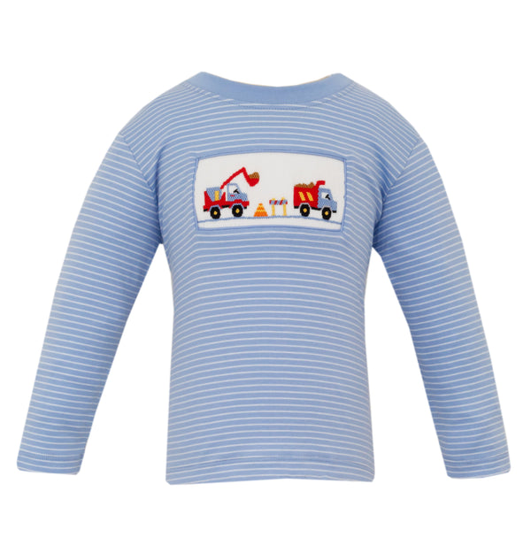 Trucks Knit T-Shirt- Periwinkle Stripe