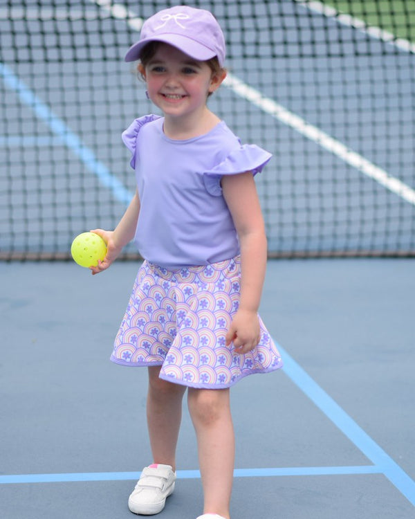Angel Sleeve Top- Lavender