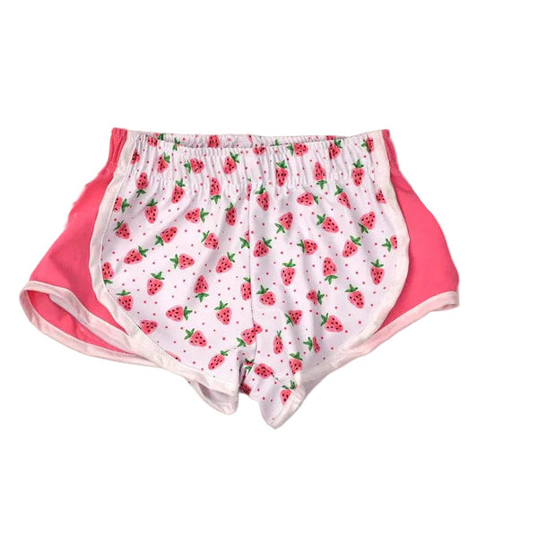 Strawberry Shorts- (Hot Pink Sides)
