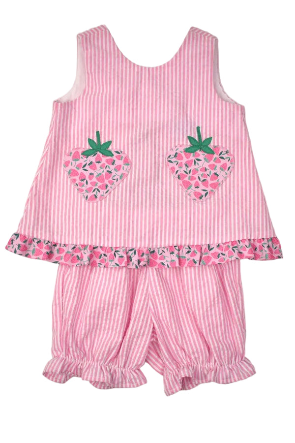 Strawberry Pockets Bloomer Set