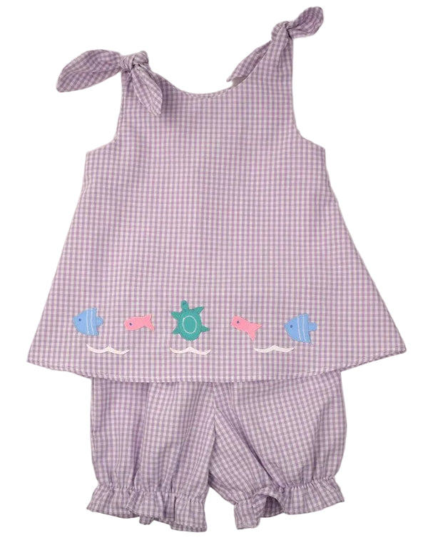 Sea Life Tie Bloomer Set