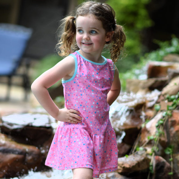 Stars Print Tank Dress