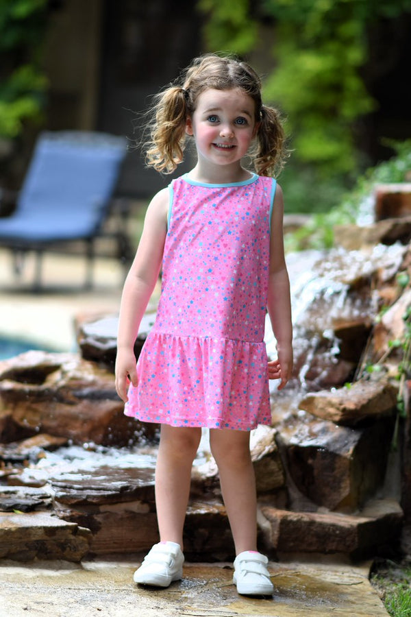 Stars Print Tank Dress