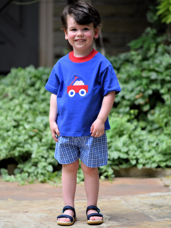 Baseball Wagon Short Set