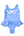 Bow Applique Ruffle Swimsuit