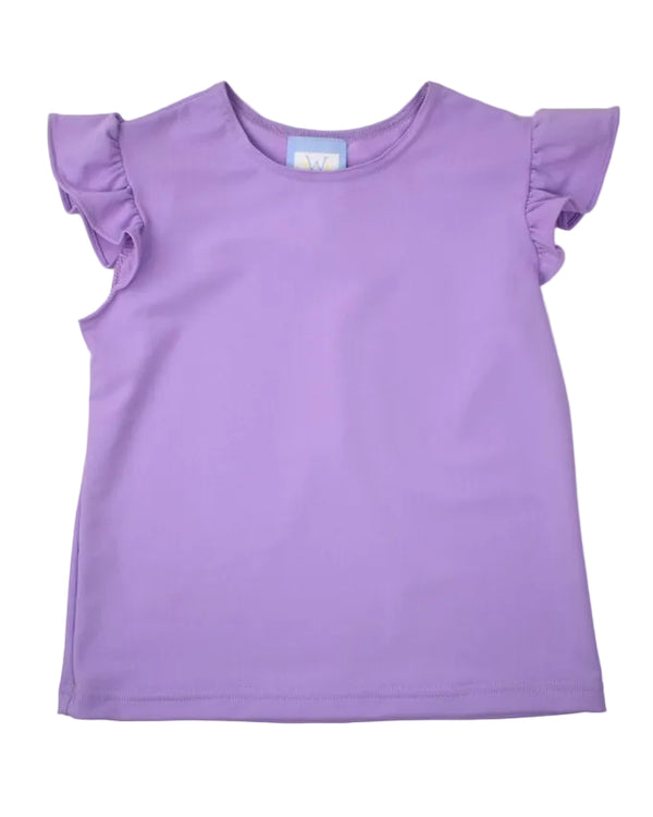 Angel Sleeve Top- Lavender