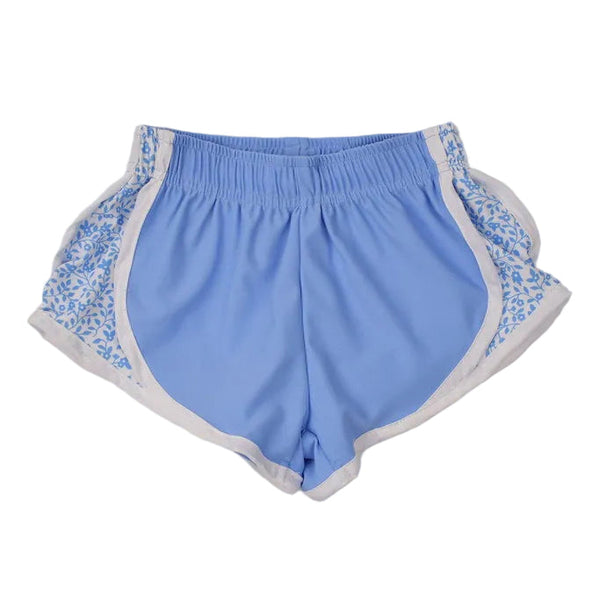Blue Shorts (Blue Floral Sides)