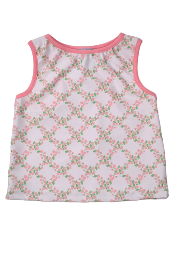 Floral Trellis Tank Top
