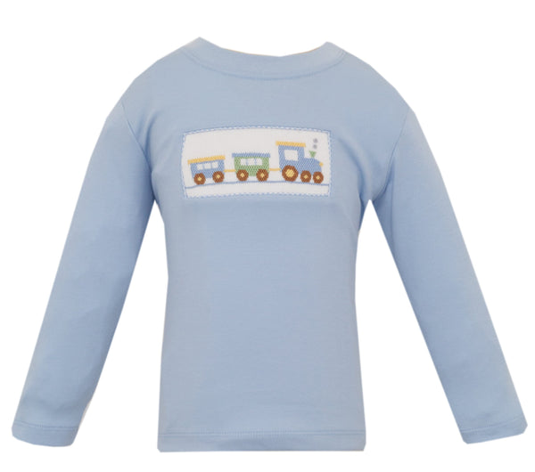 Train Knit L/S T-Shirt- Lt. Blue