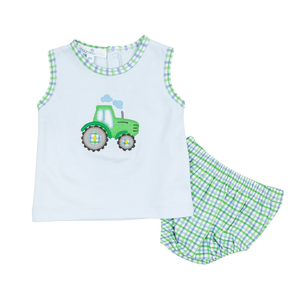 Tractor Tales Applique Diaper Cover Set