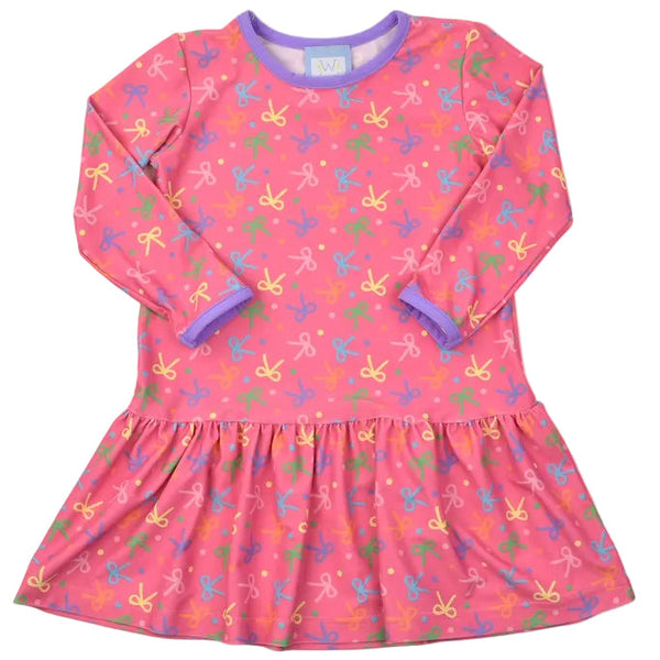 Bows Print Dress