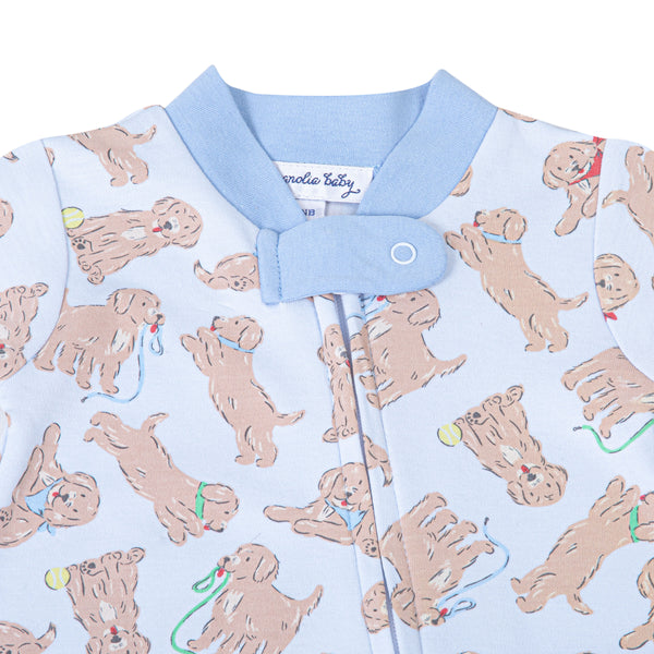 Golden Pup Zip Footie