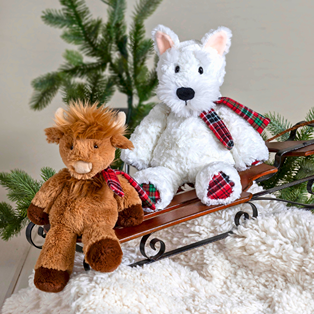 Marshmallow Junior Nutmeg Highland Cow