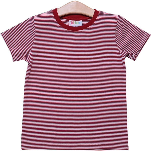 Graham Shirt- Crimson Stripe
