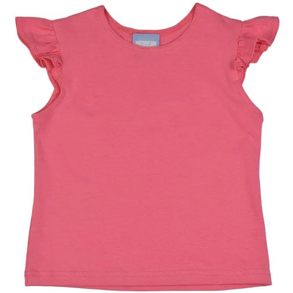 Angel Sleeve Tee- Hot Pink