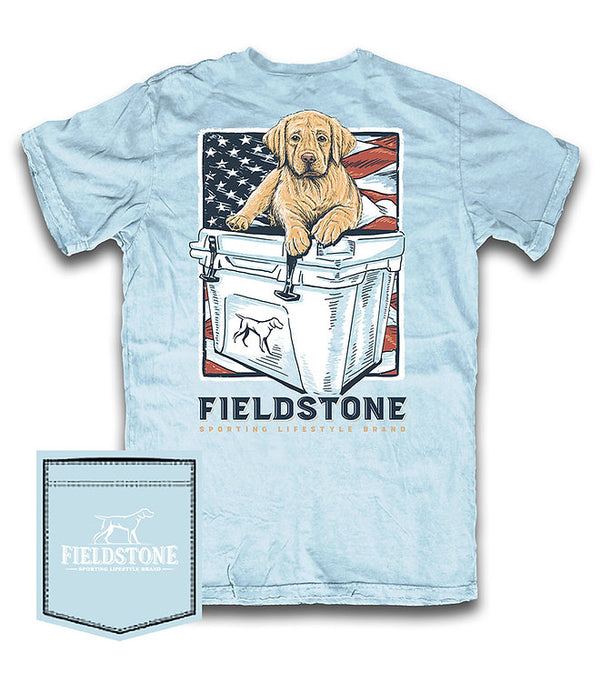 Youth Cooler Puppy- Chambray