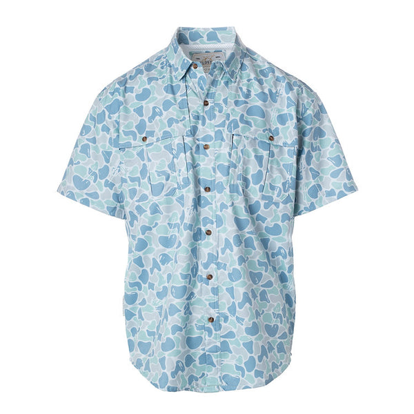 Youth Saltwater Camo Button Down
