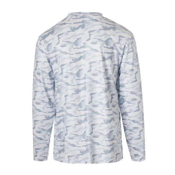 Youth Snow Camo Dry-fit L/S Tee