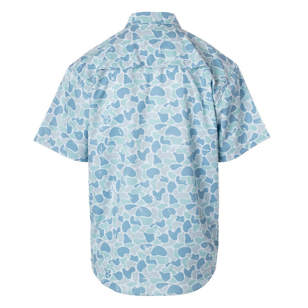 Youth Saltwater Camo Button Down