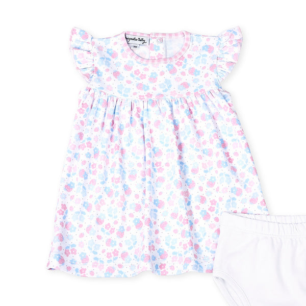 Sweet Strawberries Flutter Dress