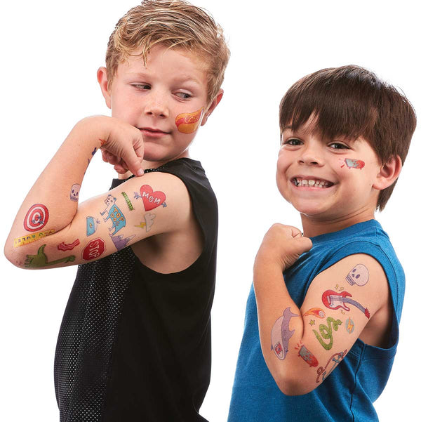 Tattoo Palooza: Temporary Tattoos- Dino. Days (3 Sheet Set)