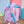 Color Block Pullover- Lavender & Blue Quilted Trellis