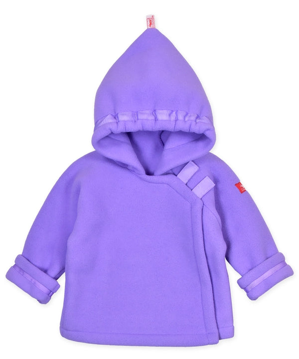 Fleece Jacket Wrap Close- Lavender