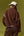 Betty Fleece Snap Button Pullover- Chocolate