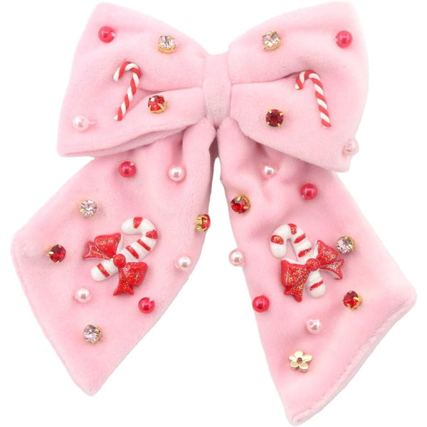 Candy Cane Lane Bow