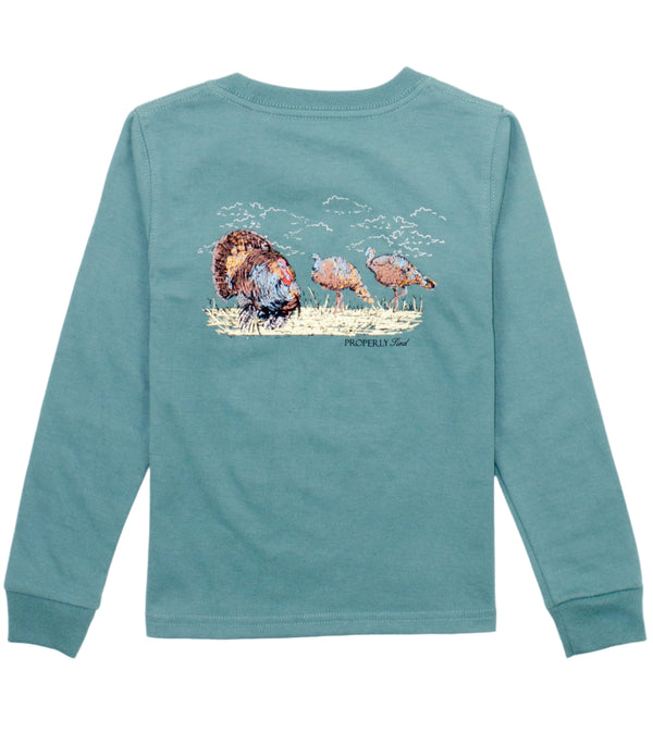 Turkey Hunt LS- Marine Green