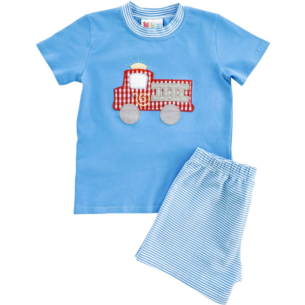 Firetruck Short Set