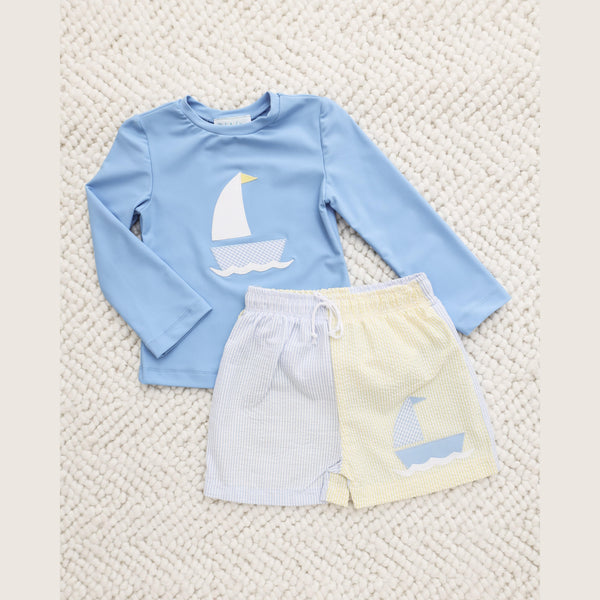 Rash Guard- Sailboat