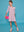 Sadie T-Shirt Dress - Lavender Sparkle Stripe