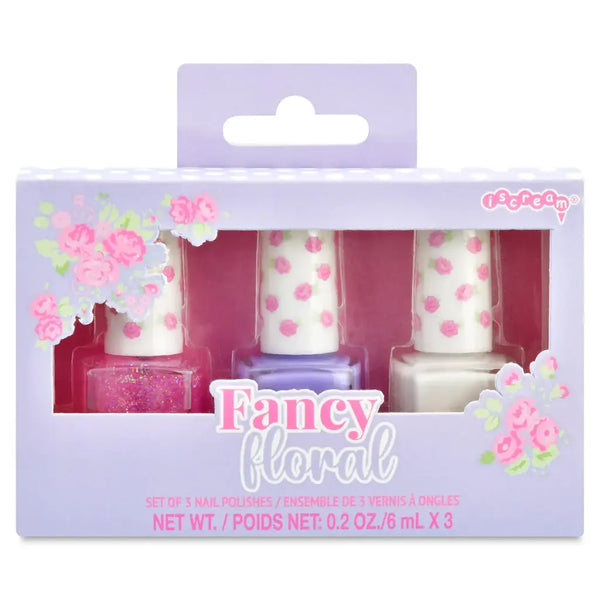Fancy Floral Nail Polish Set