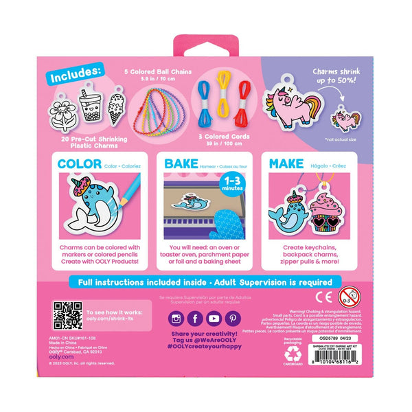 Shrink-Its!: D.I.Y. Shrink Art Kit- Cute Crew (28 PC Set)