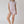 Half Zip Cropped Shorts Set- Lilac