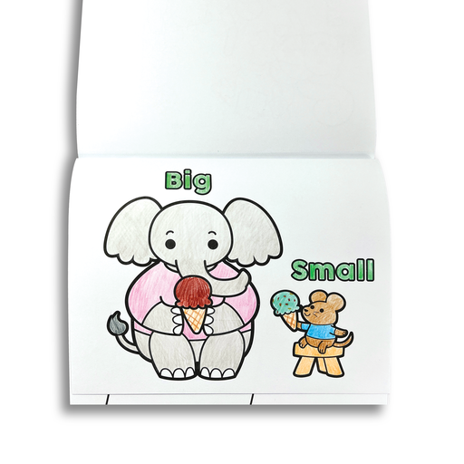 Color-in Book- My First Opposites