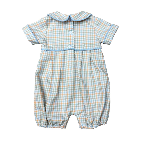 Fall Plaid Romper