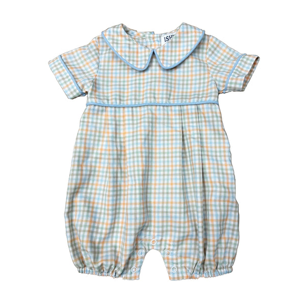 Fall Plaid Romper