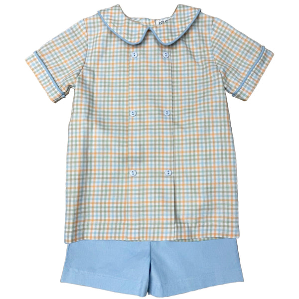 Fall Plaid Short Set