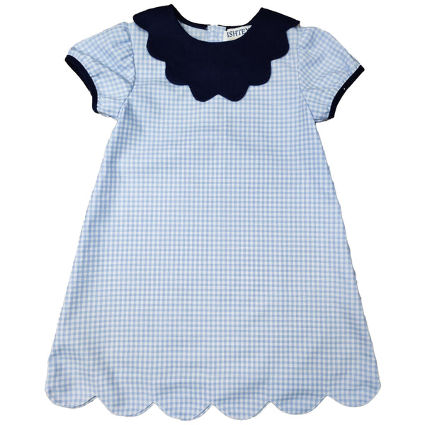 Blue Plaid Dress