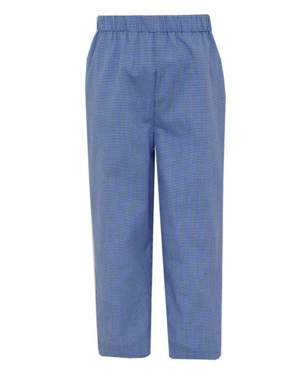 Royal Blue Gingham Pants