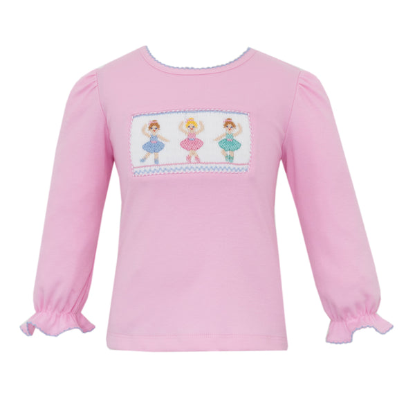 Ballerinas Knit L/S T-Shirt- Pink